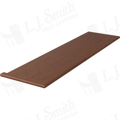 L.J. Smith Left Hand Miter Return Tread · 807311X42LH-C — stair parts selection with LeviArs Design & Remodeling