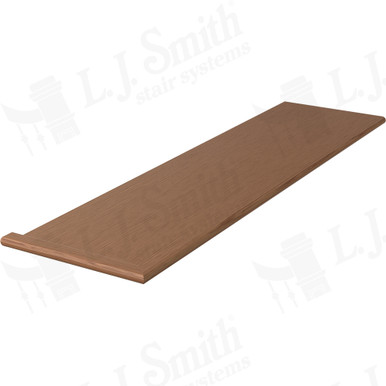 L.J. Smith Left Hand Miter Return Tread · 807311X42LH-WO — stair parts selection with LeviArs Design & Remodeling