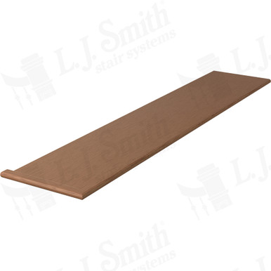 L.J. Smith Left Hand Miter Return Tread · 807311X54LH-WO — stair parts selection with LeviArs Design & Remodeling