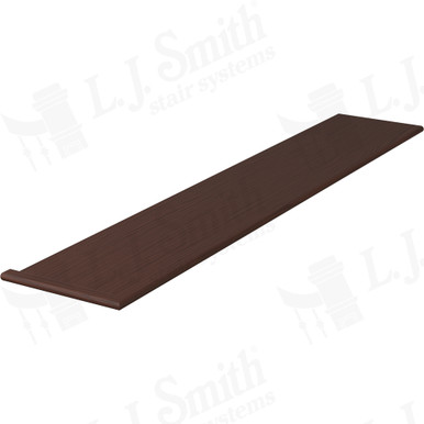 L.J. Smith Left Hand Miter Return Tread · 807311X60LH-W — stair parts selection with LeviArs Design & Remodeling