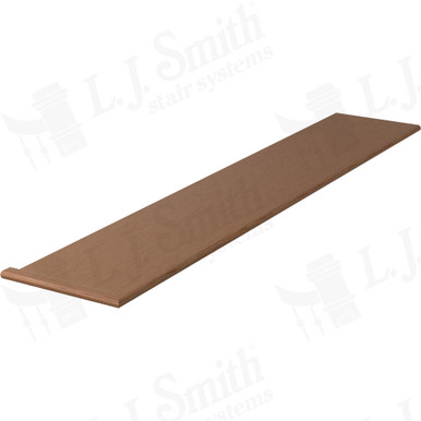 L.J. Smith Left Hand Miter Return Tread · 807311X60LH-WO — stair parts selection with LeviArs Design & Remodeling