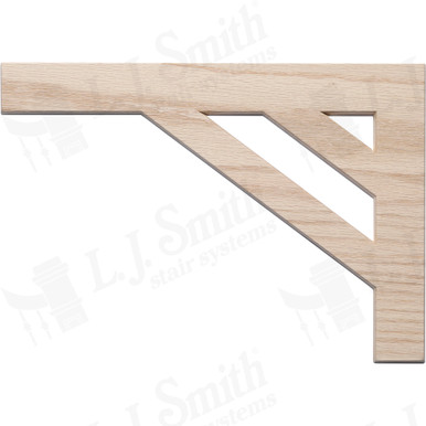 L.J. Smith Left Hand Stair Bracket · LJ-7228LH-BR — stair parts selection with LeviArs Design & Remodeling