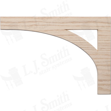 L.J. Smith Left Hand Stair Bracket · LJ-7229LH-BR — stair parts selection with LeviArs Design & Remodeling