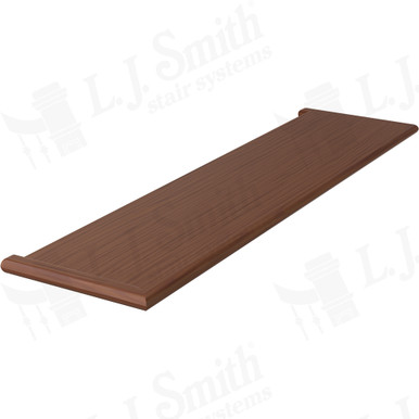 L.J. Smith Miter Return Both Ends Tread · 807010X42MR2-C — stair parts selection with LeviArs Design & Remodeling