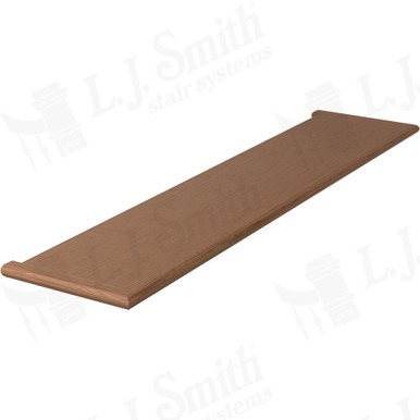 L.J. Smith Miter Return Both Ends Tread · 807010X48MR2-WO — stair parts selection with LeviArs Design & Remodeling