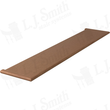 L.J. Smith Miter Return Both Ends Tread · 807010X54MR2-WO — stair parts selection with LeviArs Design & Remodeling