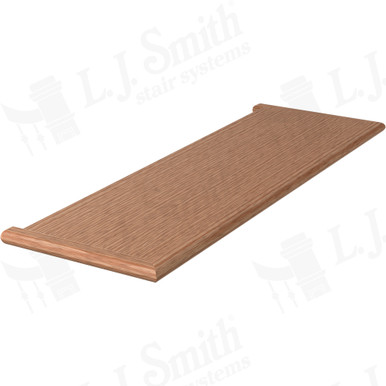 L.J. Smith Miter Return Both Ends Tread · 807011X36MR2 — stair parts selection with LeviArs Design & Remodeling