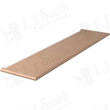 L.J. Smith Miter Return Both Ends Tread · 807011X48MR2-H — stair parts selection with LeviArs Design & Remodeling