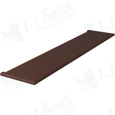 L.J. Smith Miter Return Both Ends Tread · 807011X54MR2-W — stair parts selection with LeviArs Design & Remodeling