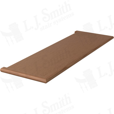 L.J. Smith Miter Return Both Ends Tread · 8070ID-3639-WO — stair parts selection with LeviArs Design & Remodeling