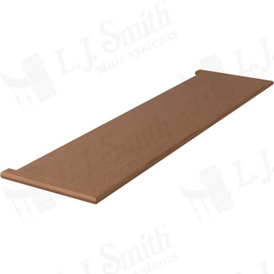 L.J. Smith Miter Return Both Ends Tread · 807310X42MR2-WO — stair parts selection with LeviArs Design & Remodeling