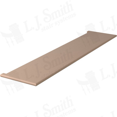 L.J. Smith Miter Return Both Ends Tread · 807310X48MR2-M — stair parts selection with LeviArs Design & Remodeling