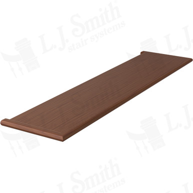 L.J. Smith Miter Return Both Ends Tread · W18070DR-HC-48 — stair parts selection with LeviArs Design & Remodeling