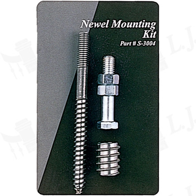 L.J. Smith Newel Post Mounting Kit · LJ-3004 — stair parts selection with LeviArs Design & Remodeling