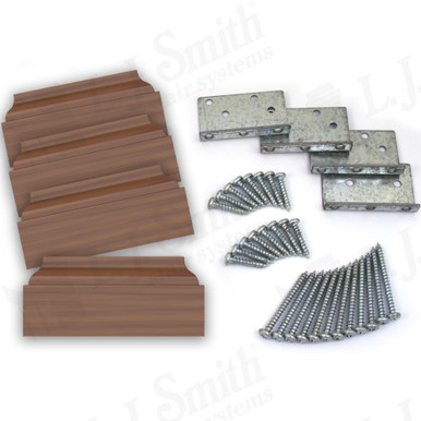 L.J. Smith Newel Post Mounting Kit · LJ-3009-C — stair parts selection with LeviArs Design & Remodeling