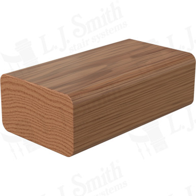 L.J. Smith Non-plowed Handrail · LJ-6002-18-WO — stair parts selection with LeviArs Design & Remodeling