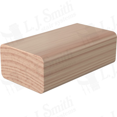 L.J. Smith Non-plowed Handrail · LJ-6002C-08-B — stair parts selection with LeviArs Design & Remodeling