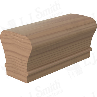 L.J. Smith Non-plowed Handrail · LJ-6010-08-P — stair parts selection with LeviArs Design & Remodeling