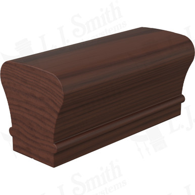 L.J. Smith Non-plowed Handrail · LJ-6010-08-W — stair parts selection with LeviArs Design & Remodeling