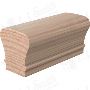 L.J. Smith Non-plowed Handrail · LJ-6010-10-B — stair parts selection with LeviArs Design & Remodeling