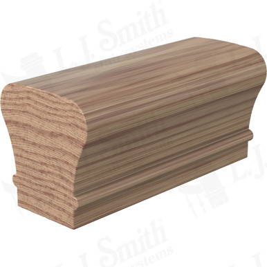 L.J. Smith Non-plowed Handrail · LJ-6010-14-HK — stair parts selection with LeviArs Design & Remodeling