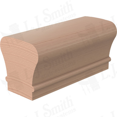 L.J. Smith Non-plowed Handrail · LJ-6010-16-HM — stair parts selection with LeviArs Design & Remodeling