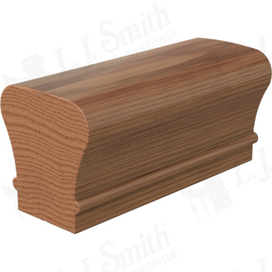 L.J. Smith Non-plowed Handrail · LJ-6010-18-WO — stair parts selection with LeviArs Design & Remodeling