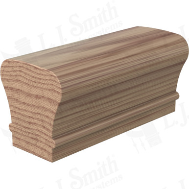 L.J. Smith Non-plowed Handrail · LJ-6010C-12-HK — stair parts selection with LeviArs Design & Remodeling