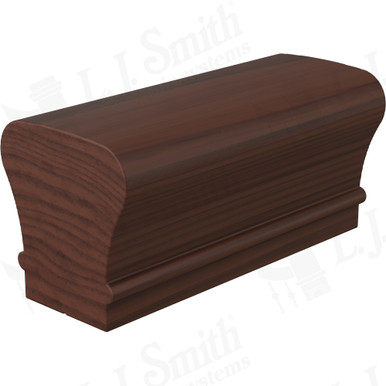 L.J. Smith Non-plowed Handrail · LJ-6010C-12-W — stair parts selection with LeviArs Design & Remodeling