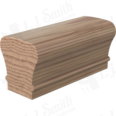L.J. Smith Non-plowed Handrail · LJ-6010C-14-HK — stair parts selection with LeviArs Design & Remodeling