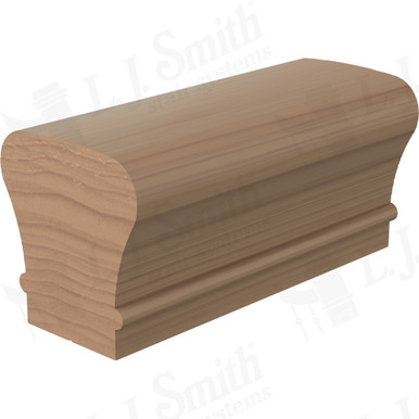 L.J. Smith Non-plowed Handrail · LJ-6010C-16-P — stair parts selection with LeviArs Design & Remodeling