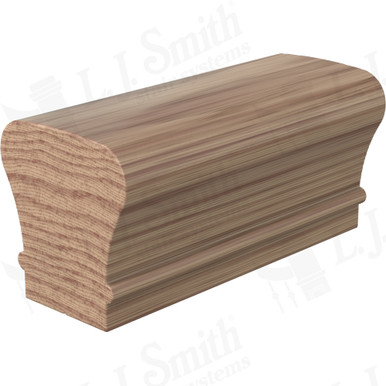 L.J. Smith Non-plowed Handrail · LJ-6010FJ1-HK — stair parts selection with LeviArs Design & Remodeling