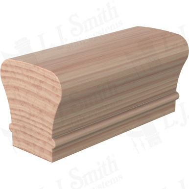 L.J. Smith Non-plowed Handrail · LJ-6010UJ-08-B — stair parts selection with LeviArs Design & Remodeling