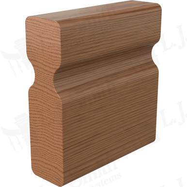 L.J. Smith Non-plowed Handrail · LJ-6203C-10-WO — stair parts selection with LeviArs Design & Remodeling