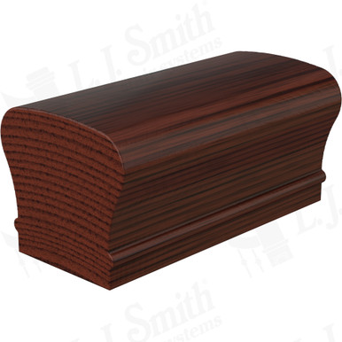L.J. Smith Non-plowed Handrail · LJ-6210-10-MH — stair parts selection with LeviArs Design & Remodeling