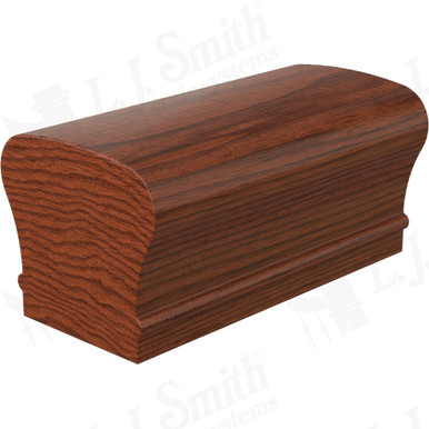 L.J. Smith Non-plowed Handrail · LJ-6210-12-BRZC — stair parts selection with LeviArs Design & Remodeling