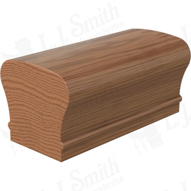 L.J. Smith Non-plowed Handrail · LJ-6210-14-WO — stair parts selection with LeviArs Design & Remodeling