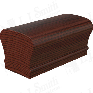 L.J. Smith Non-plowed Handrail · LJ-6210-16-MH — stair parts selection with LeviArs Design & Remodeling