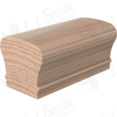 L.J. Smith Non-plowed Handrail · LJ-6210-18-B — stair parts selection with LeviArs Design & Remodeling
