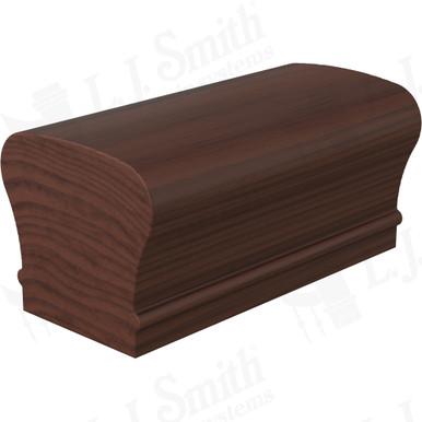 L.J. Smith Non-plowed Handrail · LJ-6210-20-W — stair parts selection with LeviArs Design & Remodeling