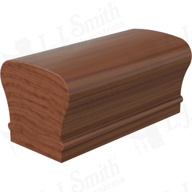 L.J. Smith Non-plowed Handrail · LJ-6210C-11-C — stair parts selection with LeviArs Design & Remodeling
