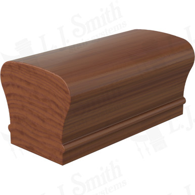 L.J. Smith Non-plowed Handrail · LJ-6210C-12-C — stair parts selection with LeviArs Design & Remodeling
