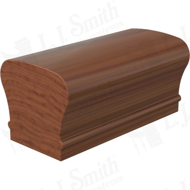 L.J. Smith Non-plowed Handrail · LJ-6210C-15-C — stair parts selection with LeviArs Design & Remodeling