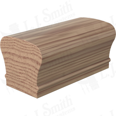 L.J. Smith Non-plowed Handrail · LJ-6210CFJ118-HK — stair parts selection with LeviArs Design & Remodeling