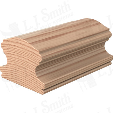 L.J. Smith Non-plowed Handrail · LJ-6400-14-H — stair parts selection with LeviArs Design & Remodeling