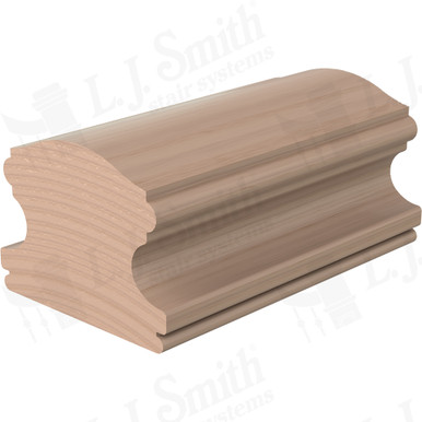 L.J. Smith Non-plowed Handrail · LJ-6400-14-M — stair parts selection with LeviArs Design & Remodeling