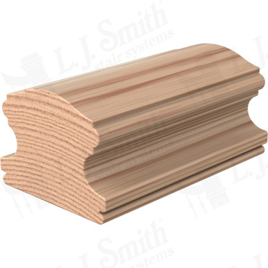 L.J. Smith Non-plowed Handrail · LJ-6400-16-H — stair parts selection with LeviArs Design & Remodeling