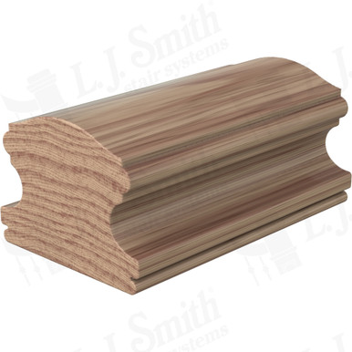 L.J. Smith Non-plowed Handrail · LJ-6400C-08-HK — stair parts selection with LeviArs Design & Remodeling