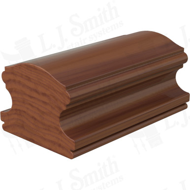L.J. Smith Non-plowed Handrail · LJ-6400C-10-HC — stair parts selection with LeviArs Design & Remodeling
