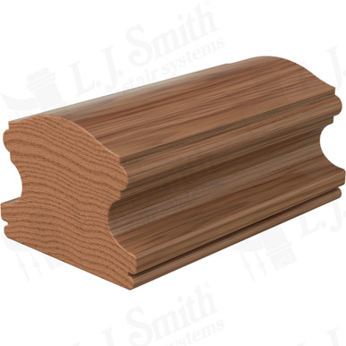 L.J. Smith Non-plowed Handrail · LJ-6400FJ1-WO — stair parts selection with LeviArs Design & Remodeling